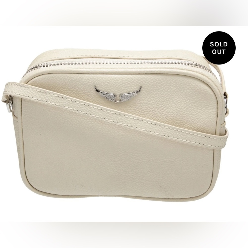 Zadig & VoltaireCrossbody Boxy Wings Leather Shoulder Bag NWT - Picture 3 of 7